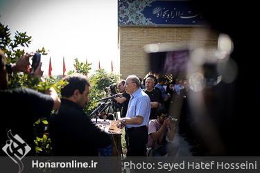 مراسم تشییع پیکر "حسین عرفانی" دوبلور پیشکسوت