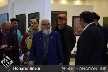 نمایشگاه آثار حسین محجوبی در گالری مهرسان