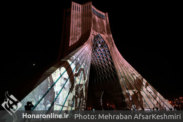 تصویرنگاری ارتحال امام خمینی(ره) در برج آزادی
