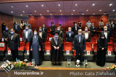 مراسم رونمایی از سردیس شهید حاج قاسم سلیمانی در تالار رودکی