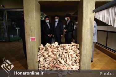 افتتاحیه یازدهمین دوسالانه ملی سرامیک ایران در فرهنگسرای نیاوران