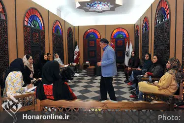 ورکشاپ نقالی دکتر پرویز ممنون در موسسه توسعه هنرهای معاصر