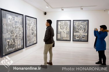 نمایشگاه آثار ایرج اسکندری با عنوان حکایت شیرین در گالری ساربان