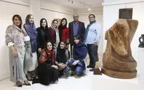 نمایشگاه مجسمه های جمشید مرادیان و شاگردانش در فرهنگسرای ابن سینا