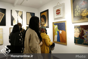 نمایشگاه گروهی شاگردان استاد ایرج شافعی در گالری زمان هنر 