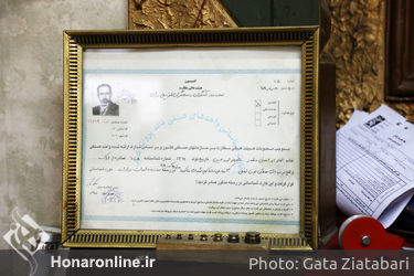 عیادت مسجد جامعی از ابوالفضل مقدر از سازندگان قدیمی اسباب تعزیه خوانی