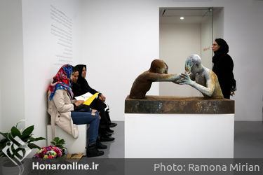افتتاحیه نمایشگاه مجسمه‌ها سپیده نوری در گالری اعتماد