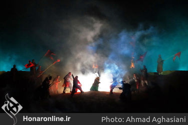 نمایش محیطی " تنها تر از مسیح " در بوستان ولایت