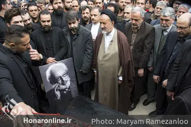 تشییع پیکر جمشید مشایخی