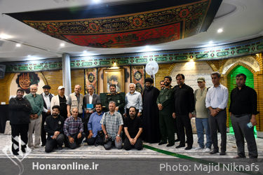رونمایی از کتاب عکس جاوید الاثر کاظم اخوان