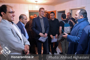 بازدید حسین انتظامی از تئاترشهر 