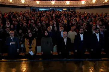 مراسم اختتامیه هشتمین جشنواره بین‌المللی مد و لباس فجر در تالار وحدت
