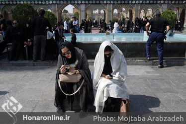 مراسم عزاداری ظهر عاشورا در حرم حضرت عبدالعظیم الحسنی (ع)