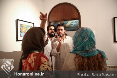 نمایشگاه نقاشی های آذرخش فراهانی در گالری آتبین