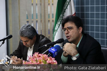 نشست خبری مدیر کل مرکز هنرهای تجسمی با اصحاب رسانه