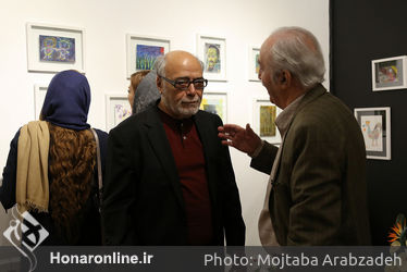 نمایشگاه نقاشی های رضا بابک در موسسه هنری سکو
