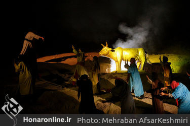 نمایش روشنای شب تار در بوستان ولایت