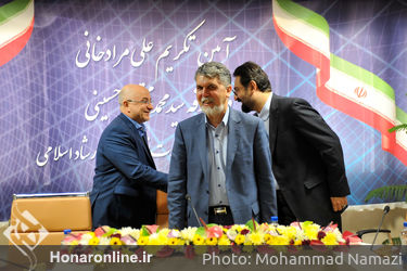 آیین تکریم علی مرادخانی و معارفه سید مجتبی حسینی به عنوان معاون امور هنری وزارت فرهنگ و ارشاد اسلامی