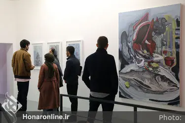 افتتاحیه نمایشگاه آثار رامتین زاد در گالری اعتماد