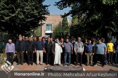 مراسم تشییع پیکر جلال مقامی