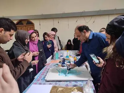 ورکشاپ نگار گری استاد بهدانی در ارسباران
