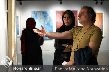 نمایشگاه آثار شهرو خردمند در گالری آ