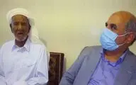 عیادت نماینده وزیر ارشاد از شیرمحمد اسپندار