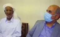 عیادت نماینده وزیر ارشاد از شیرمحمد اسپندار