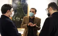 بازدید معاون هنری و مدیرکل هنرهای تجسمی از نمایشگاه حسن روح‌الامین