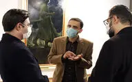بازدید معاون هنری و مدیرکل هنرهای تجسمی از نمایشگاه حسن روح‌الامین