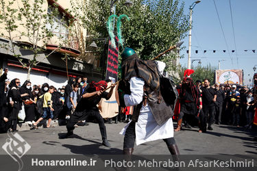 پیاده‌روی جاماندگان اربعین در تهران / ۱
