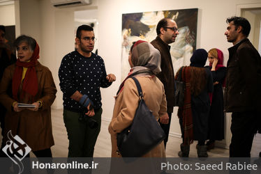افتتاحیه نمایشگاه نقاشی های سعید رفیعی منفرد در گالری ساربان