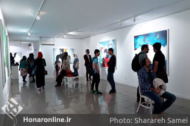 افتتاحیه نمایشگاه نقاشی های فاطمه پاکدل در گالری ویستا