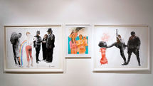 Hamid Bahrami art in Homa Gallery