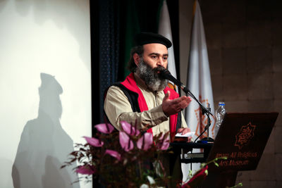 مراسم زادروز غلامحسین امیرخانی در موزه هنرهای دینی امام علی(ع)