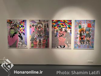 نمایشگاه انفرادی محمد حسین آریایی با عنوان دیوان شمس و مولانا 