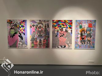 نمایشگاه انفرادی محمد حسین آریایی با عنوان دیوان شمس و مولانا 