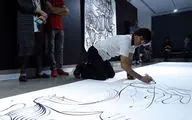 Live mega structure design at Saless Gallery