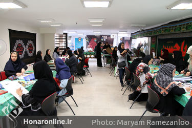 برگزاری مسابقه زنده طراحی لباس عاشورایی