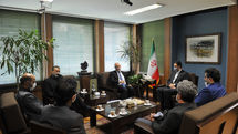 Meeting of Representative of the Lebanese Minister of culture and Lebanese National Orchestra conductor with Seyyed Mojtaba Hosseini