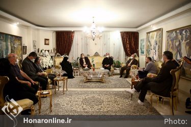 دیدار وزیر فرهنگ و ارشاد اسلامی با خانواده مرحوم استاد حبیب الله صادقی