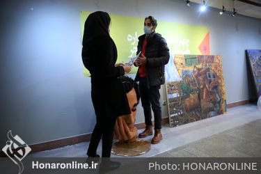 تحویل آثار هنرمندان به چهاردهمین جشنواره هنرهای تجسمی فجر