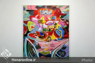 افتتاحیه نمایشگاه نقاشی های علی نصیر در گالری اُ