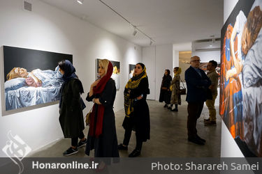  نمایشگاه نقاشی علی گنجوی در گالری سایه