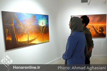 نمایشگاه نقاشی الیکا کشاورز در گالری نگر