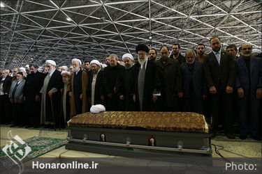 مراسم تشییع پیکر آیت الله هاشمی رفسنجانی  در دانشگاه تهران