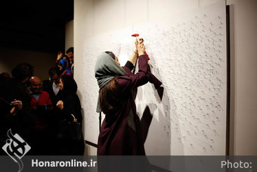 رونمایی از اثر بزرگمهر حسین پور در گالری آس