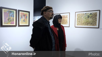 افتتاحیه نمایشگاه آثار تجسمی هنرمندان سینمایی 