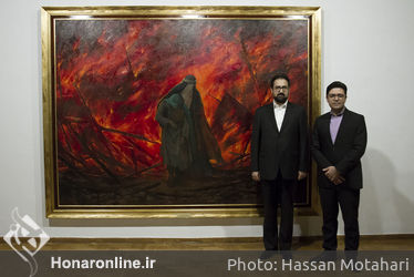 نمایشگاه نقاشی‌های حسن روالامین در گالری فرهنگسرای نیاوران