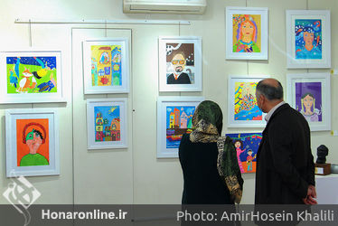 نمایشگاه گروهی نقاشی کودک و نوجوان در گالری انتظامی